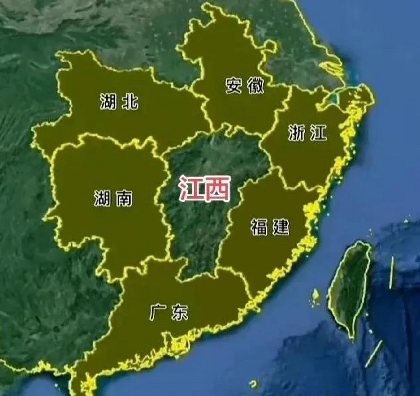 江西省与广东省，两个独立省份的地理与文化解析